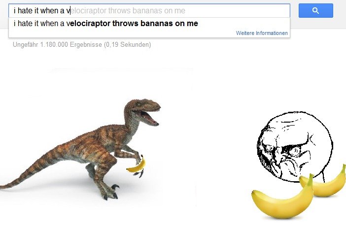velociraptor bananas homework meme
